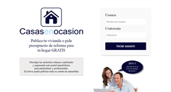 Desktop Screenshot of casasenocasion.com